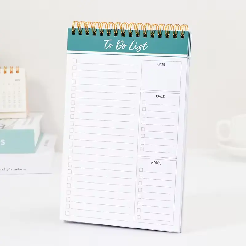 Cuaderno diario de cuero tamaño personalizado A5 A6 con cerradura de combinación diario de escritura de viaje planificador personal