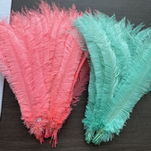 Plumas de Avestruz <span class=keywords><strong>Nandu</strong></span> al por Mayor, Plumas de Avestruz Moradas, Rosas, Blancas, Amarillas y Negras, Plumas de Avestruz Grandes para Vestidos al por Mayor - Product Image 1