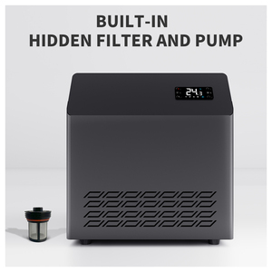 Enfriador de baño de hielo refrigerado por agua de 0.5hp personalizable 220V con control remoto y enfriador de bomba - Product Image 4