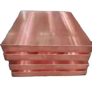 Proveedor de cátodos de cobre al por mayor Placas de cátodos de cobre de alta calidad 99.99% cátodos de cobre al por mayor