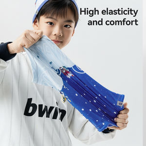 Masque facial multifonctionnel <span class=keywords><strong>ROCKBROS</strong></span> pour enfants, doublé polaire, chaud, pour l'automne/hiver, écharpe de ski, bonnet de cyclisme, capuche couvrant les oreilles - Product Image 5