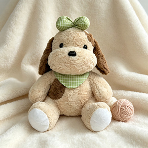 Peluche Cane Carino Seduto <span class=keywords><strong>a</strong></span> Forma di Egg Tart, Bambola Cane, Cucciolo Terapeutico Rilassante Transfrontaliero per Bambini - Product Image 5