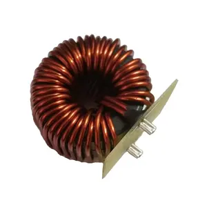 Indutor de bobina de indução vertical 2mh 500ma, indutor toróide com núcleo de ferrite 1h