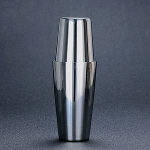 Utensilios de <span class=keywords><strong>Bar</strong></span>, Coctelera Boston de Acero Inoxidable de 750 ml/600 ml, Plateada, con Logotipo Personalizado - Product Image 1