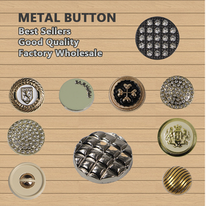 <span class=keywords><strong>2025</strong></span> Chất lượng cao hợp kim quần áo nút kiểu dáng đẹp thanh lịch may nút kim loại cho áo khoác ngoài - Product Image 2