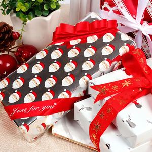 50*70cm Holographic Printed <b>Glitter</b> Gift Wrapping Paper with Christmas Pattern Printing - Product Image 4