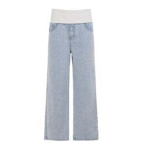 Jeans de Pierna Recta Holgados con Cintura Plegable Estilo Americano Vintage Y2K para Mujer, Novedad 2026, Venta al por Mayor - Product Image 6
