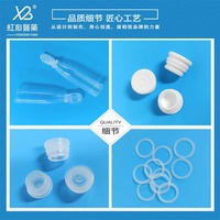Nouveau 1.5ml boule de bowling deux en un ampoule séparée essence liquide bouteille jetable eau poudre mélange bouteille
