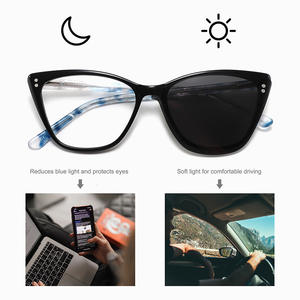 Lunettes de soleil œil de chat unisexe transfrontalières, monture noire, verres TAC, protection UV400 pour la conduite, la pêche et les tenues mode - Product Image 2