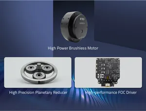 MG8016-i6v2 heißer Verkauf 12-60V Max Toruqe 37N.m DC bürstenloser Getriebe-Exoskelett-Motor für Roboter