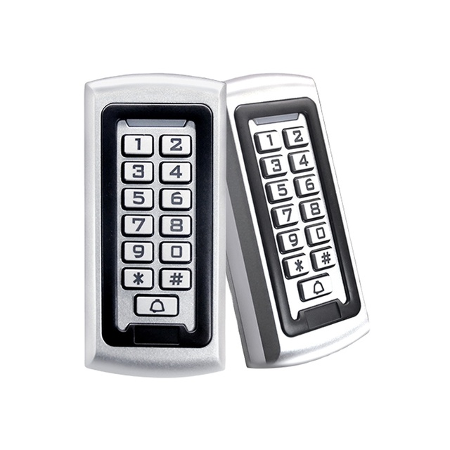 Home Office Standalone RFID Door Keypad Card Reader System WG26 IP68 Waterproof Outdoor Indoor Metal Access Controller