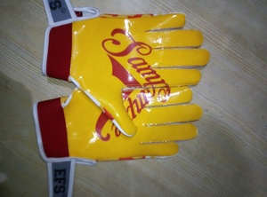 2022 Nouvelle Arrivée Conception Personnalisée Grip Football Récepteur Gants Top Sponsor Listing Sticky Football Gants - Product Image 3