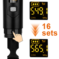 Circuit de carte de réception antibruit de Module de Microphone sans fil UHF FM cardioïde DL-802 professionnel avec matériau métallique