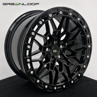 GREENLOOP 17X 10 18X 9 19X10 Jantes forgées fonctionnelles Beadlock pour BMW 540 Argent Quincaillerie ET25 PCD 5X112 CB66.6