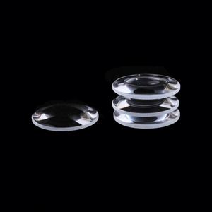 Lente biconvexo asférica de 25mm, lente de vidro convexo para iluminação