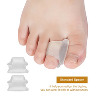 Nouveau correcteur d'hallux valgus et kit de soulagement de la douleur, redresseur d'orteil du gros orteil, manchons de soutien ajustables, séparateur d'orteils