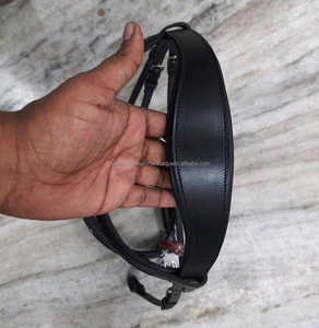 Brida de doma de cuero personalizada para hombres, nuevo diseño, fabricantes de caballos ecuestres, de la mejor calidad, al por mayor internacional - Product Image 3