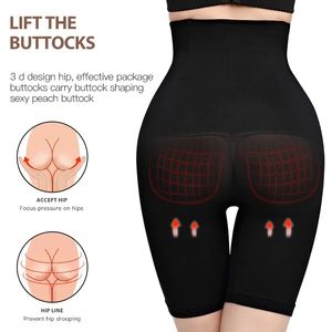 Culotte gainante taille haute pour femmes, contrôle du ventre, rehausseur de fesses, short amincissant, <span class=keywords><strong>gaine</strong></span> pour femmes, body shaper mi-<span class=keywords><strong>cuisse</strong></span> - Product Image 5