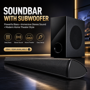 Sistema di Altoparlanti <span class=keywords><strong>Soundbar</strong></span> LED <span class=keywords><strong>per</strong></span> Home Theater con Suono Surround 3D Wireless <span class=keywords><strong>per</strong></span> <span class=keywords><strong>TV</strong></span> - Product Image 1