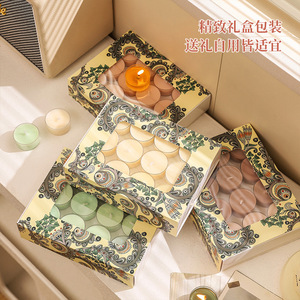 Colorful Round <b>Tea</b> Candles Soybean Mixed Wax Handmade Fragrance Indoor Wedding Valentine'S Day Birthday Gifts - Product Image 4