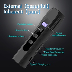 Gran Venta de batería recargable de gran capacidad, dispositivo de Control antiladridos para perros, repelente ultrasónico LED para perros - Product Image 4