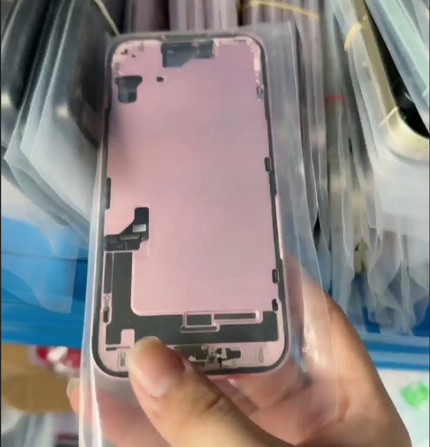 Suitable for the Original iPhone 14 Frame Disassembly of the Case. the Rear Cover with the Cable Slot and the Rear Glass.