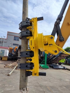 Machines de construction et de bâtiment, grappin pour poteaux lourds pour excavatrice, rotation à 360 degrés, grappin pour poteaux, grappin pour bois - Product Image 4