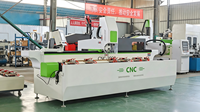 Machine de perçage et de fraisage automatique CNC pour profilés en aluminium, perçage de trous, fraisage de fentes, machine de perçage et de fraisage pour portes et fenêtres en aluminium