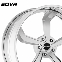 Rines EVOR Forjados Personalizados de 2 Piezas, Cóncavos Profundos, PCD 6X139.7 5x120 5x130, 16 19 20 24 26 Pulgadas para Autos de Pasajeros