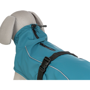 Ropa para Mascotas Vimy, Impermeable para Perro Talla S en Azul Petrol - Product Image 5