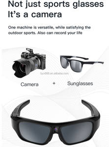 Lunettes <span class=keywords><strong>Enregistreur</strong></span> Vidéo 4K Mini Caméra Lunettes de Soleil Polarisées UV400 avec Écouteurs pour Sports de Plein Air - Product Image 4