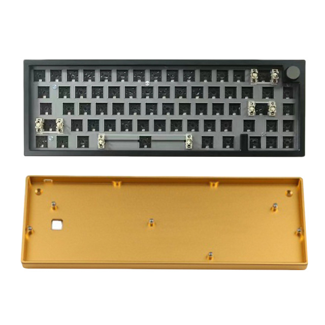 CNC Machined 6061 Aluminum Compact Keyboard Case Unique Layout Customization Options
