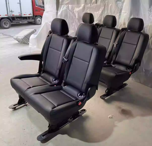 Sedile Originale in Pelle Nera 2024 per <span class=keywords><strong>Mercedes</strong></span> Viano <span class=keywords><strong>Vito</strong></span> Classe <span class=keywords><strong>V</strong></span>, Pieghevole per Modelli W447/Metris/<span class=keywords><strong>Vito</strong></span>/V250/V300 - Product Image 2
