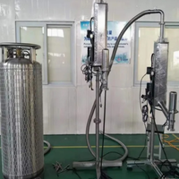 Dispositif d'injection d'azote liquide électrique de haute qualité pour boissons vernis à ongles liquides visqueux huiles colles flacon en verre de riz PLC