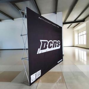 Outdoor Promotional Pop-up Display Stand 3*3 Size Aluminum Alloy <b>Frame</b> Can Be Reused Repeatedly Scrolling Thermal Transfer - Product Image 6