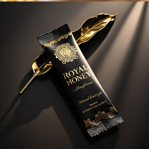 ถุงน้ำผึ้งรอยัล10ก. 12ก. พร้อมพวยซองไมลาร์ถุงปิดผนึกด้วยความร้อนอลูมิเนียมฟอยล์สำหรับเครื่องดื่มบรรจุภัณฑ์หมอนพลาสติกสำหรับเครื่องดื่ม - Product Image 1
