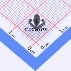 TC-1150DR-5.0H-250 Tactile Switch Through hole-4P,4.5x4.5mm Switch Single Pole Single Throw Round Button 2.5N Through Hole - Product Image 1