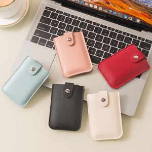 Cartera con tarjetero RFID compacto para mujer, Funda clásica de viaje de negocios con forro de PVC, monedero corto para mujer, novedad - Product Image 2