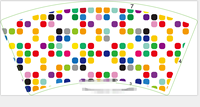 Ventilateurs de gobelets en papier de haute qualité en Chine, impression 4 couleurs et 5 couleurs pour l'utilisation des gobelets en papier