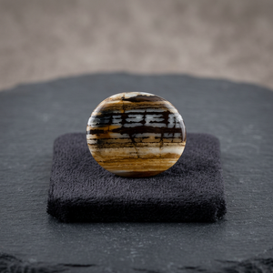 Piedras Preciosas de Cuarzo Ahumado Brillante, Forma Redonda, Colores Marrón/Negro/Blanco, Suministros Hechos a Mano para la Elaboración de Joyería Moderna de Rajasthan - Product Image 3