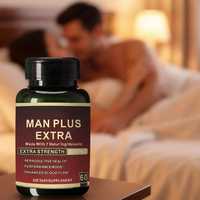 Complément Alimentaire pour Hommes RTS, 60 Capsules, 7 Ingrédients Naturels, 8050mg, Vitalité Masculine, Énergie, Endurance, Soutien à la Vitalité Masculine, Capsules Maca Plus