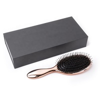 Emballage de boîte cadeau Peigne à cheveux électrolytique Coussin en plastique Brosse à cheveux pour femmes Massage du cuir chevelu ou pour cadeaux