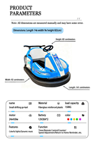 Voiture de course électrique pour enfants, kart à dérive, voiture tamponneuse à bulles parent-enfant, jouet à double conduite avec fonction de télécommande