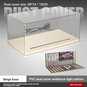 Funda Protectora de Polvo para Coches de Juguete, Funda Transparente de Acrílico para Modelos de Coches de Aleación, Caja de Regalo para Almacenamiento y Exhibición de Figuras - Product Image 5