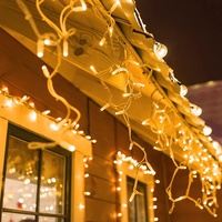 Lumière LED extérieur 10m, nouveau style, cyclisme de la glace, lumières féeriques, étanches, 8 Modes d'éclairage, bouchon, pour noël, 400