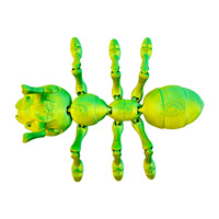 Fourmi réaliste imprimée en 3D, figurine d'insecte articulée et poseable, ornement de bureau tendance, cadeau, produit transfrontalier le plus vendu
