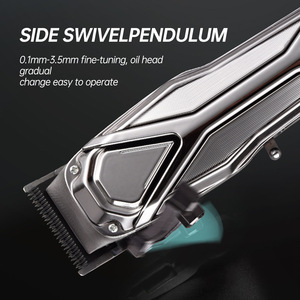 Cortadora de Pelo Eléctrica Profesional, Recortadora de Barba Recargable, Máquina de Corte de Pelo para Hombre, Afeitadora - Product Image 3