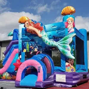 Commercieel Opblaasbaar Volwassen Mini Springkasteel Bounce Huis Met Ballenbak