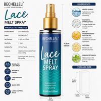 Spray Fixateur de Perruque Personnalisé avec Logo, Colle Adhésive Forte pour Extensions de Cheveux, Kit de Soins pour Perruques OEM ODM MOQ