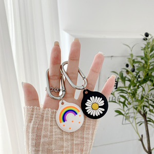 Anti Lost Etiqueta de equipaje Silicona suave 3D Cute Cartoon Designs Cover para Apple <span class=keywords><strong>Airtag</strong></span> Case - Product Image 3